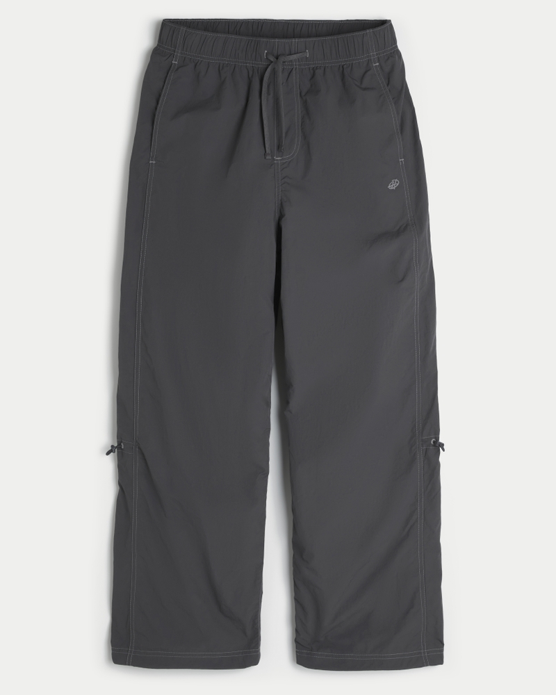 パンツ ORDINARY  DELIVERY MANCOLOURLESS Men's Super Baggy Nylon Pants | Men's Clearance | HollisterCo.com