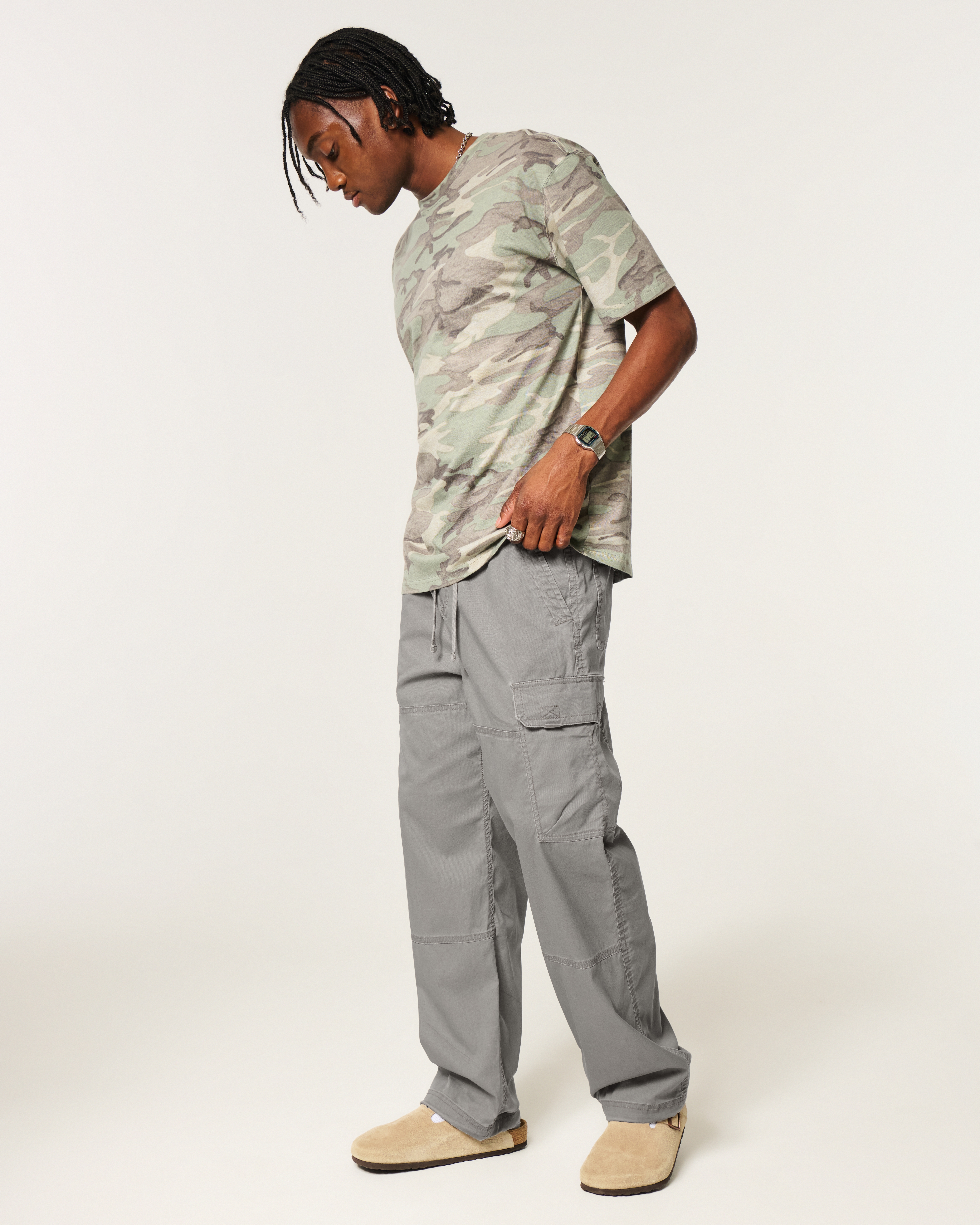 Baggy Cargo Pull-On Pants