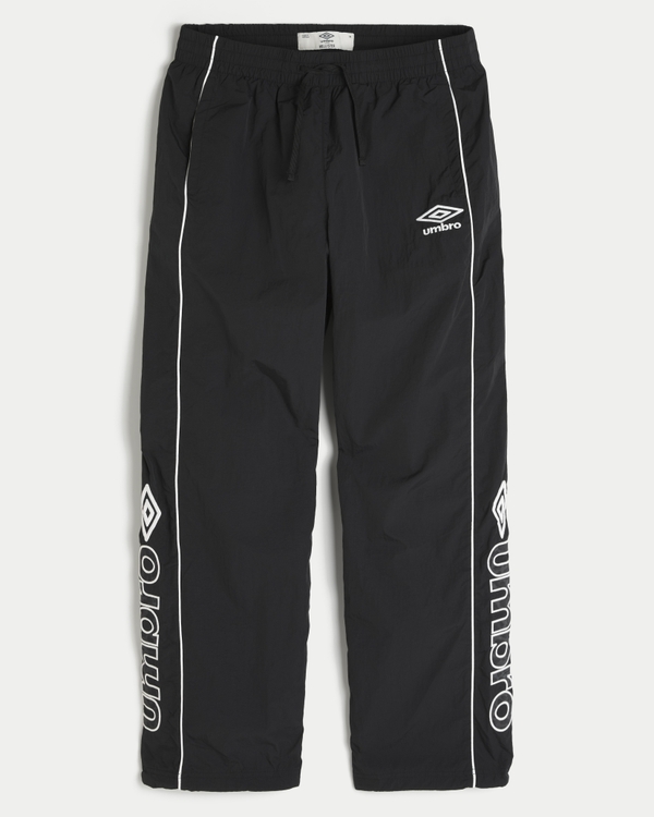 Baggy Umbro Graphic Track Pants, Black view 1