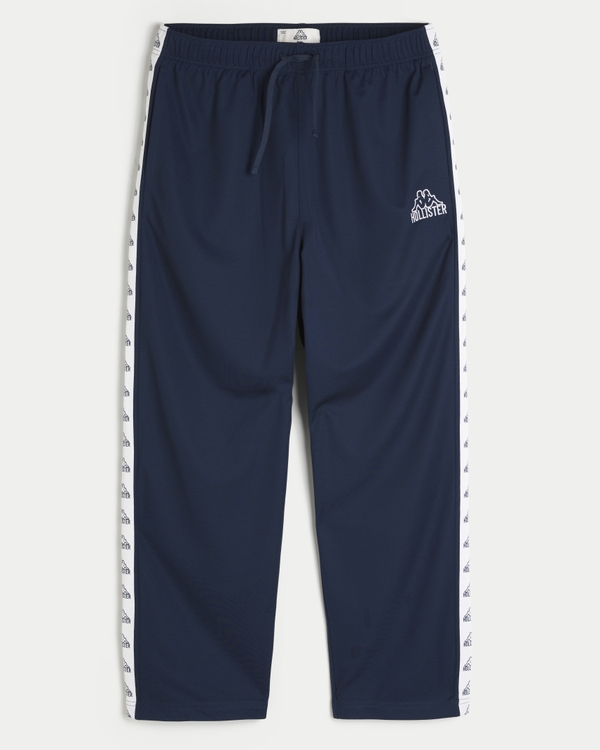 メンズ Hollister + Kappa ロゴ入りバギーサッカーパンツ | メンズ