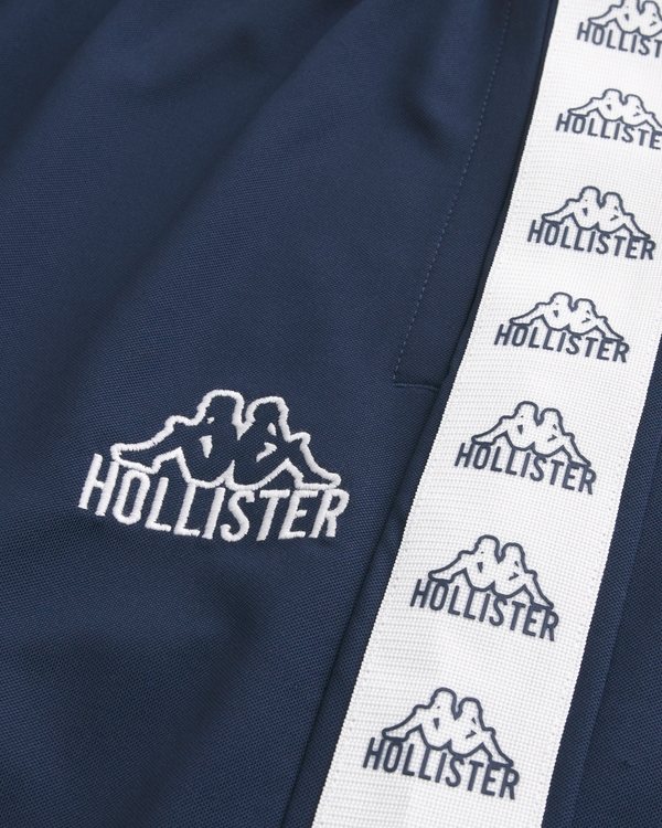 メンズ Hollister + Kappa ロゴ入りバギーサッカーパンツ | メンズ