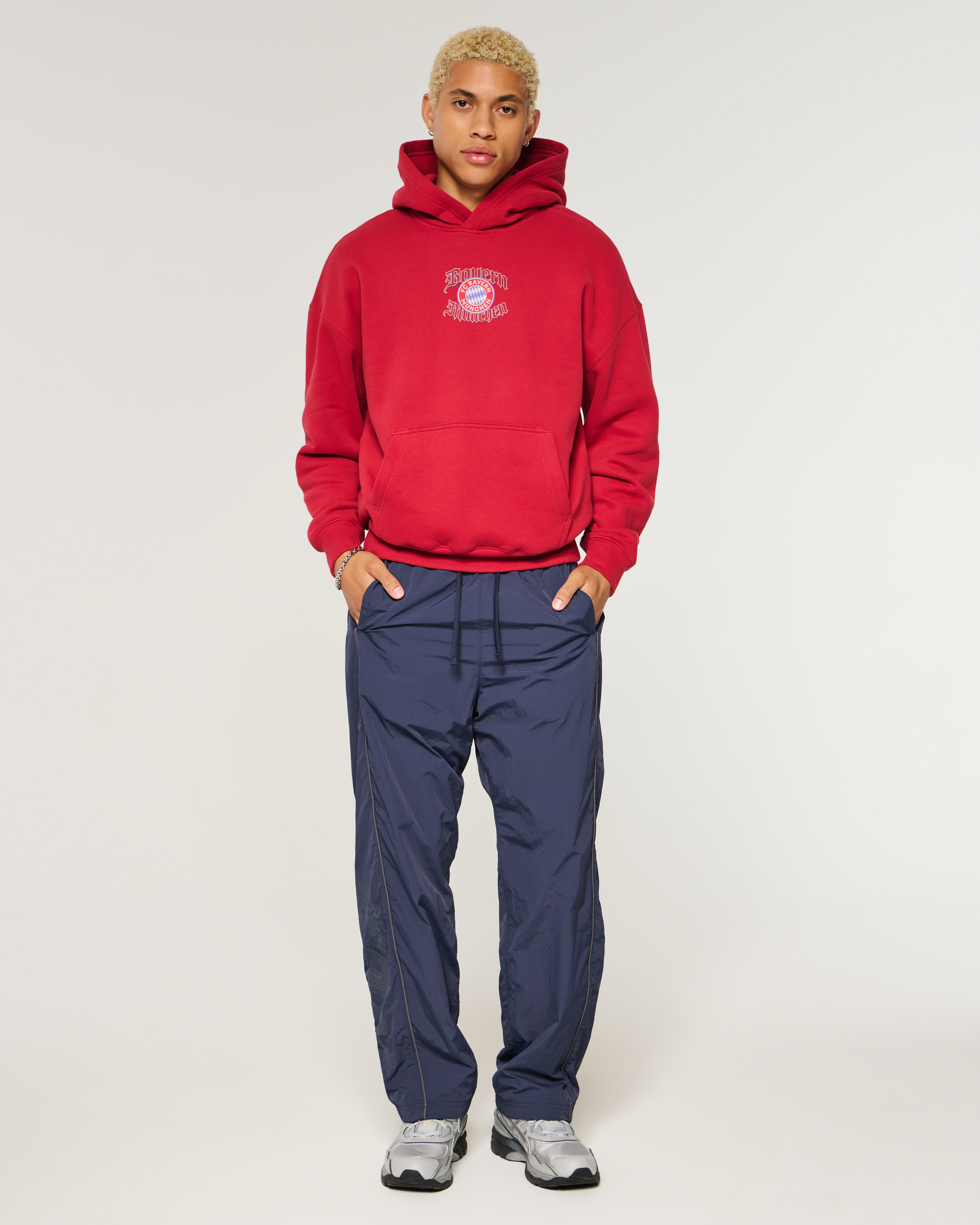 Baggy Dragon Graphic Track Pants