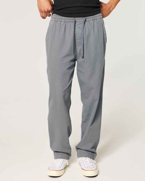 Loose Pull-On Pants, Dark Gray view 2