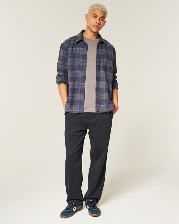 Loose Pull-On Pants, Charcoal view 1