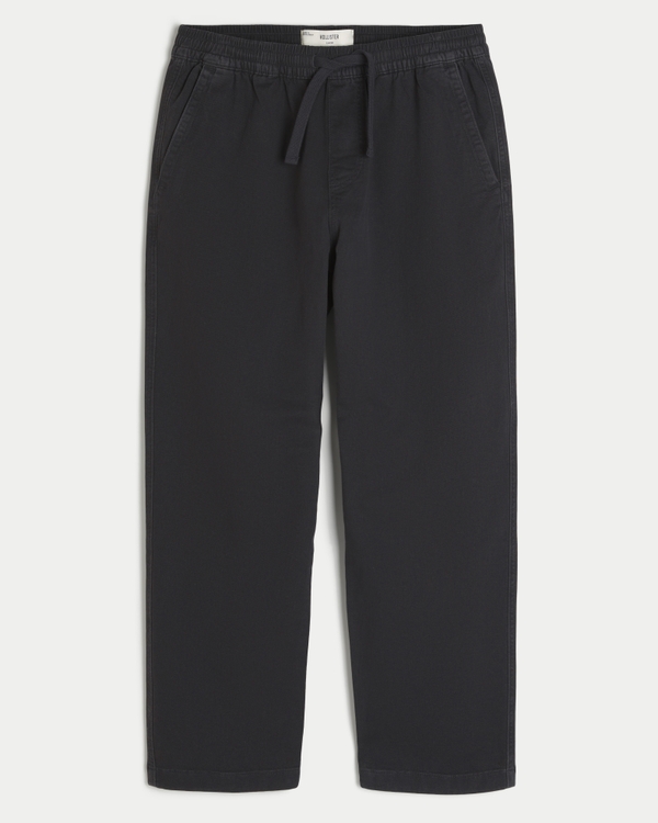 Loose Pull-On Pants, Charcoal view 1