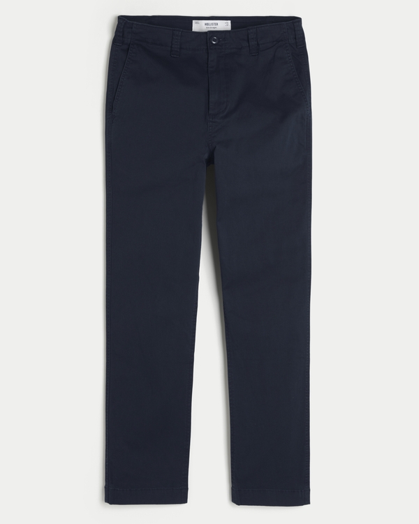 Men's Slim Straight Chino Pants | Men's Bottoms | HollisterCo.com