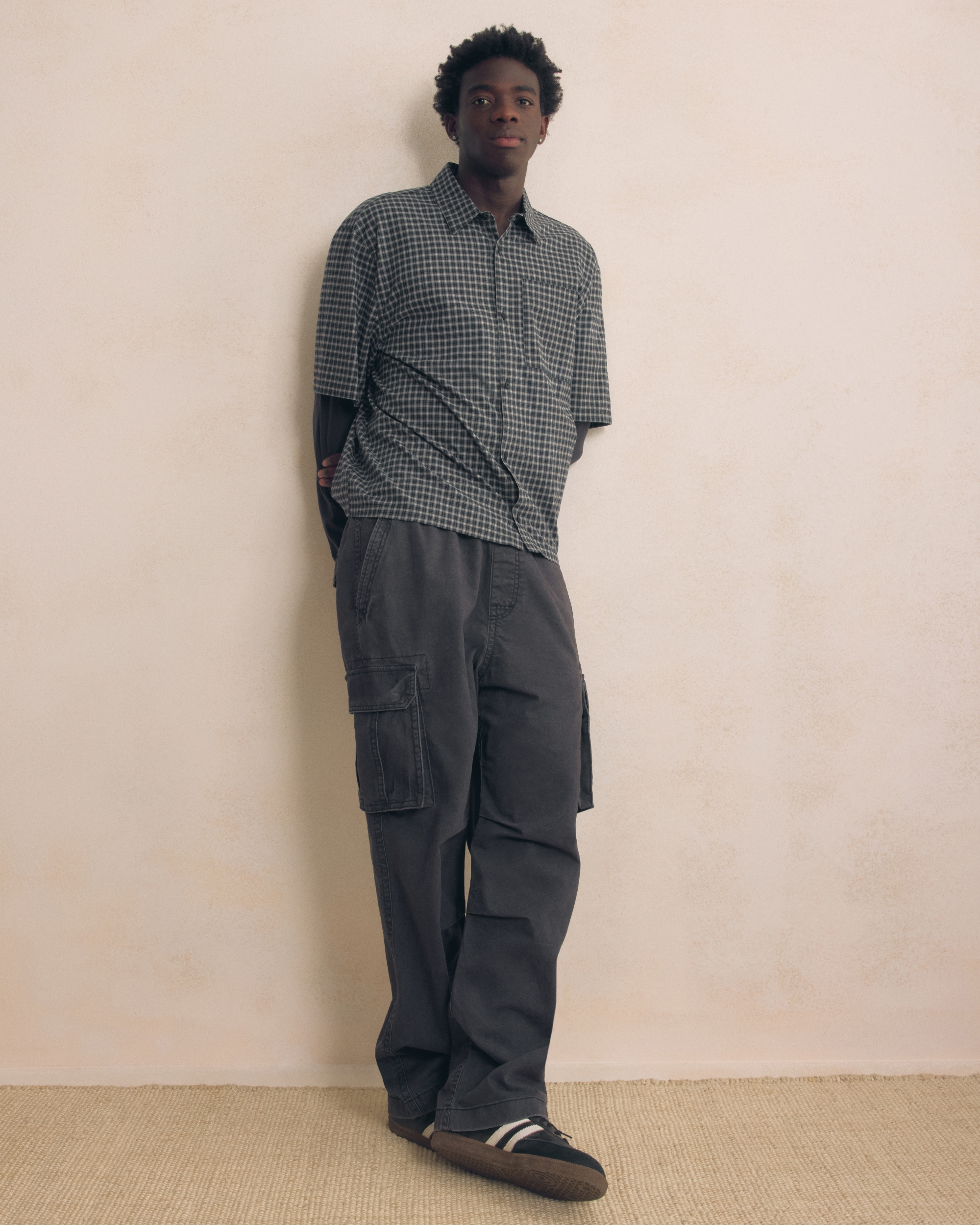 Baggy Pull-On Cargo Pants