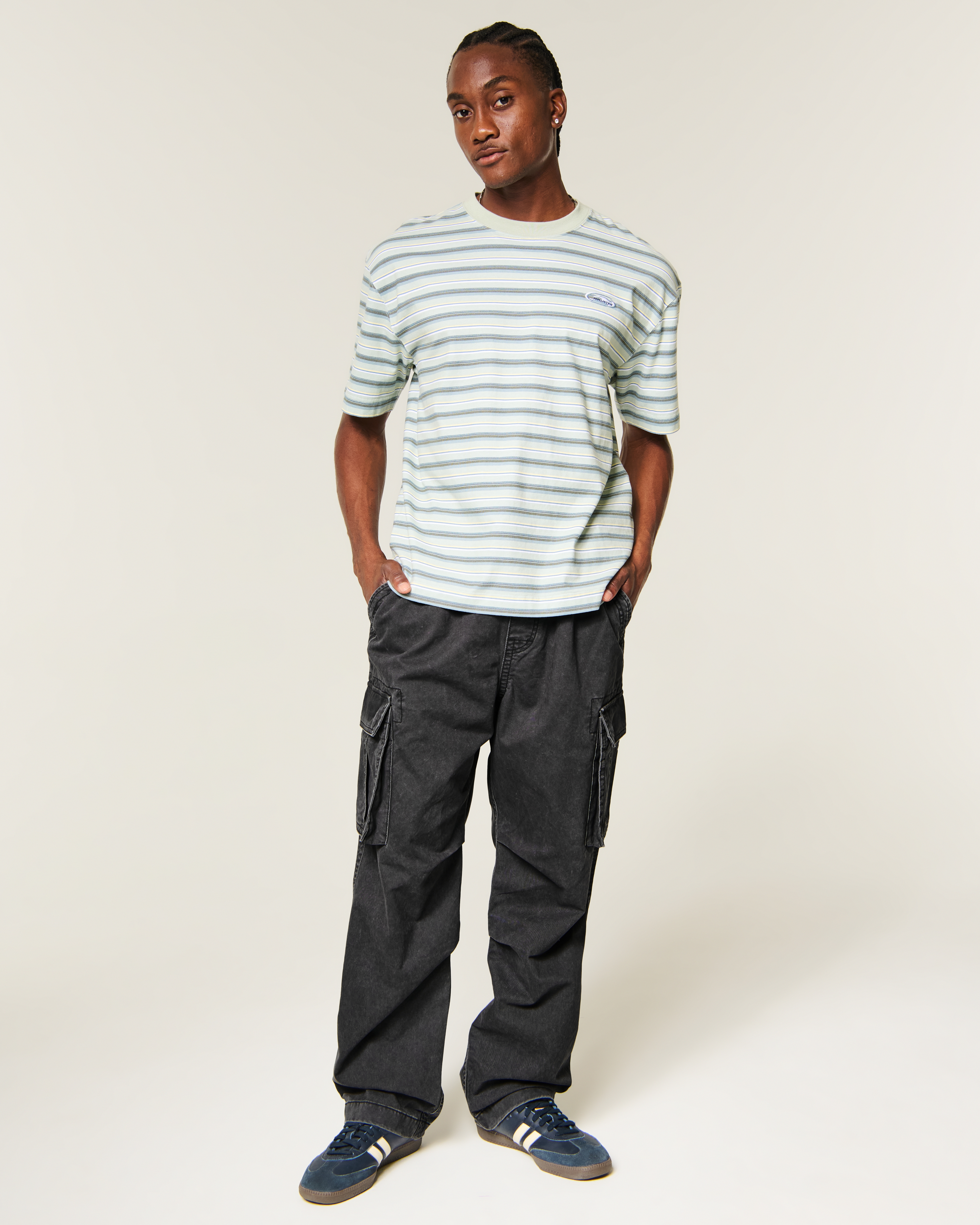 Baggy Pull-On Cargo Pants