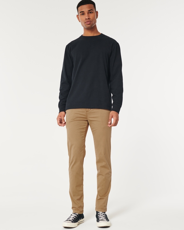 Skinny Chino Pants, Dark Khaki Chino