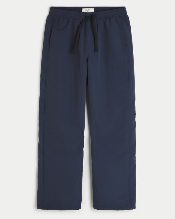 Baggy Soft Track Pants, Navy view 1