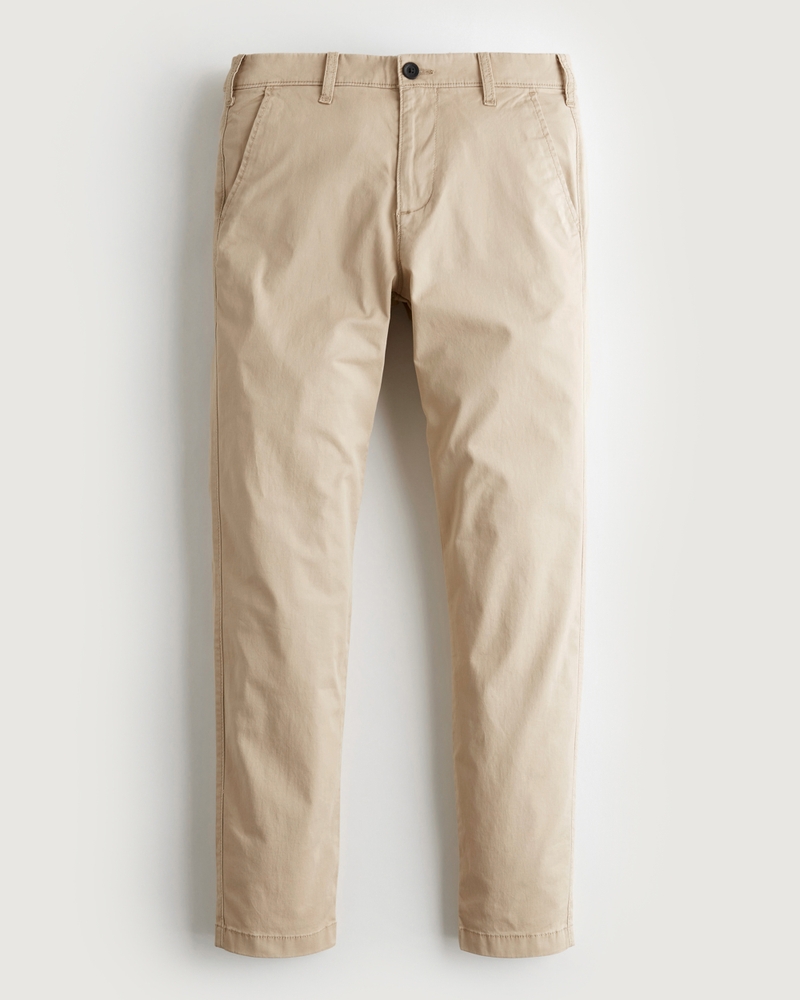 Miniatura Permeabilidad Moderar Hombres Pantalón chino ajustado con Hollister Epic Flex | Hombres Prendas  inferiores | HollisterCo.com