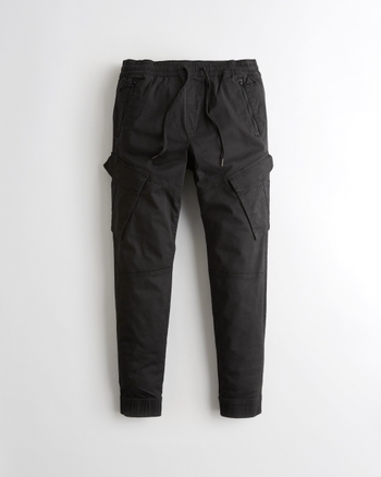 Hollister Skinny Fleece Jogger Pants black for men price from souq in Egypt  - Yaoota!