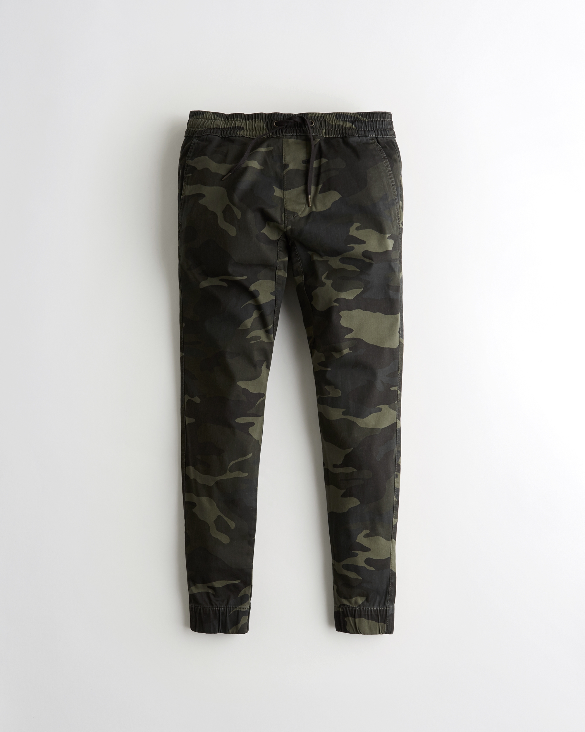 hollister camo joggers mens