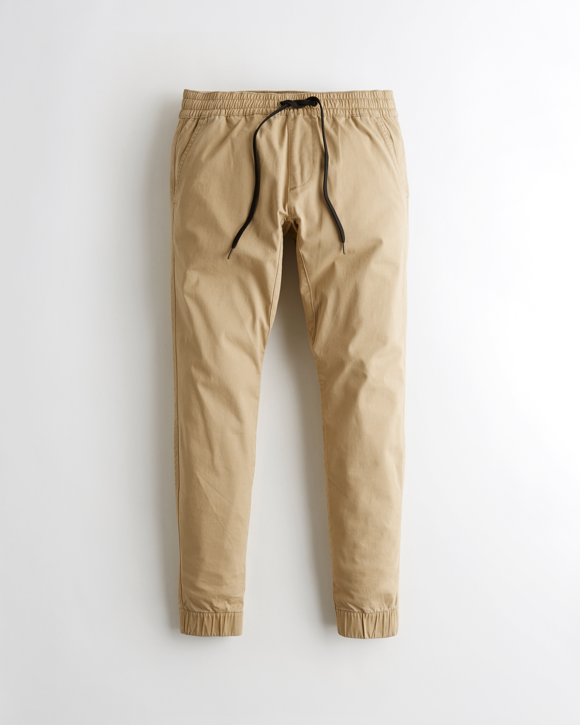 khaki drawstring joggers