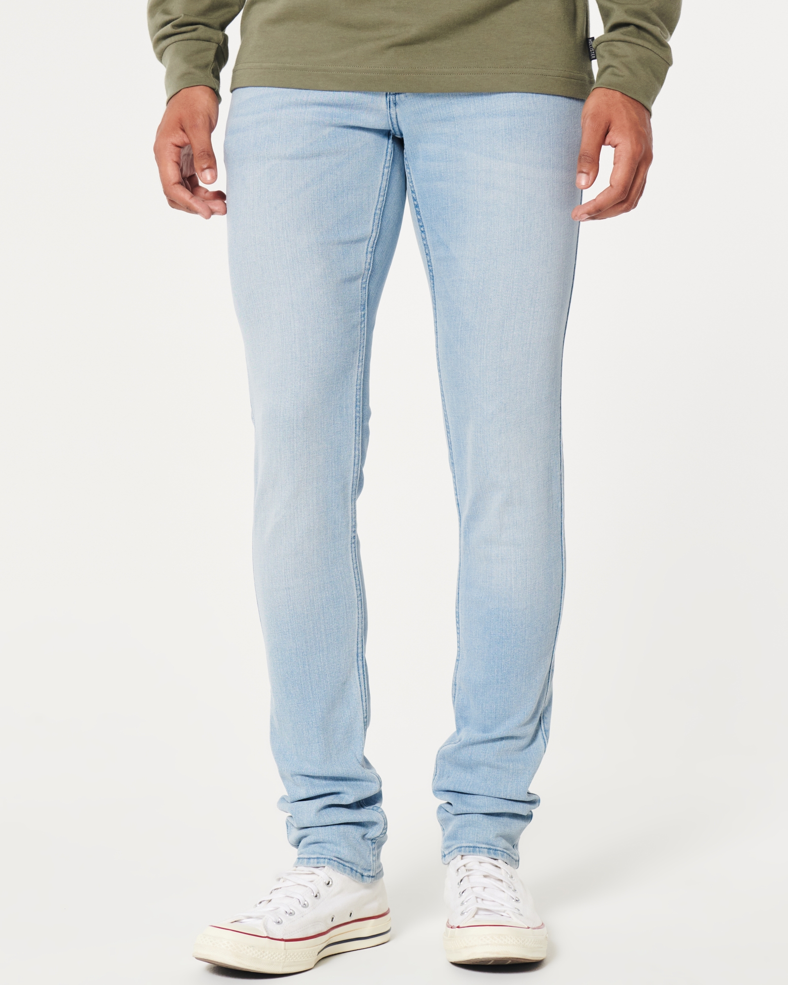 Men's Light Wash Stacked Jeans | Men's | HollisterCo.com