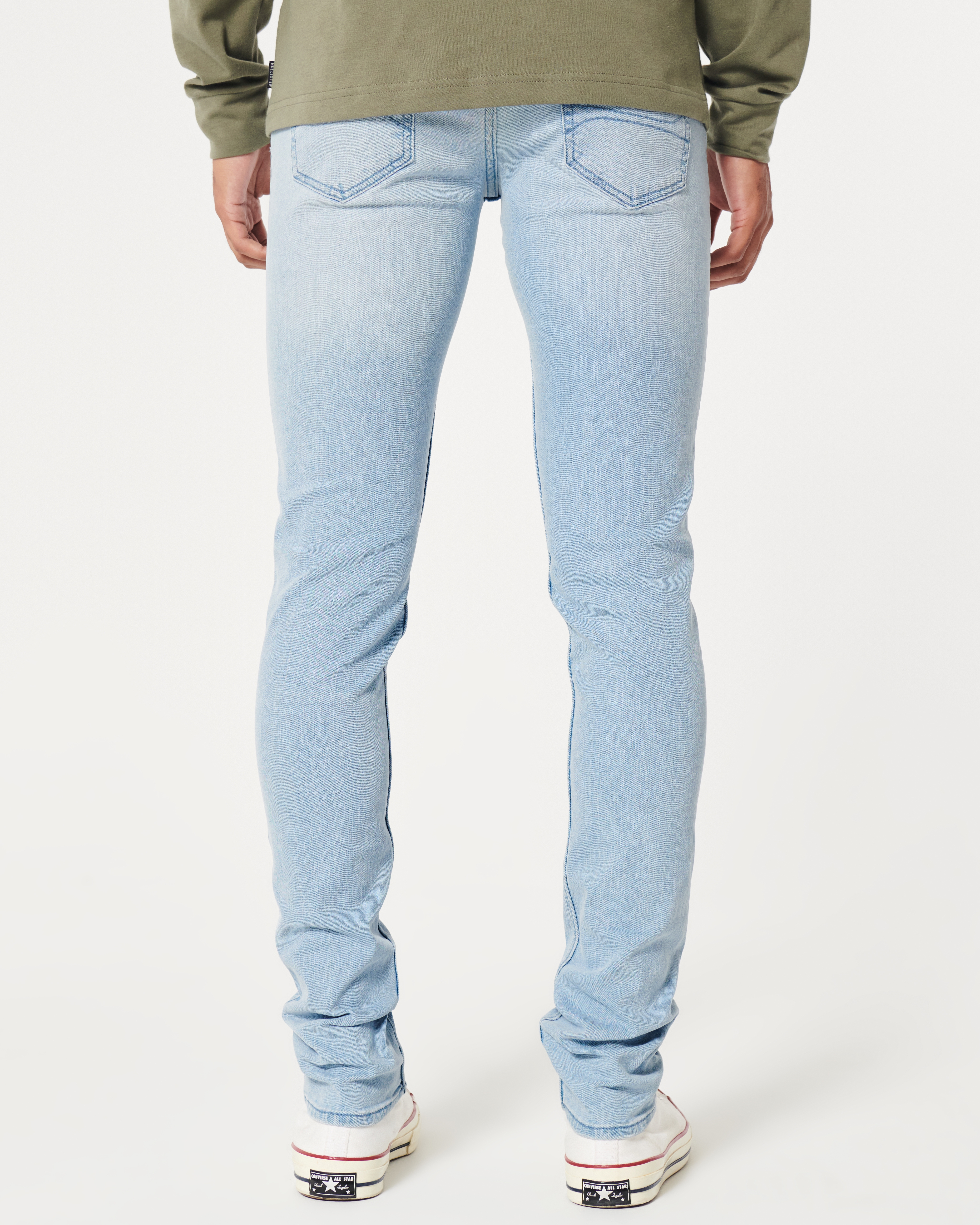 Hollister stacked jeans hotsell