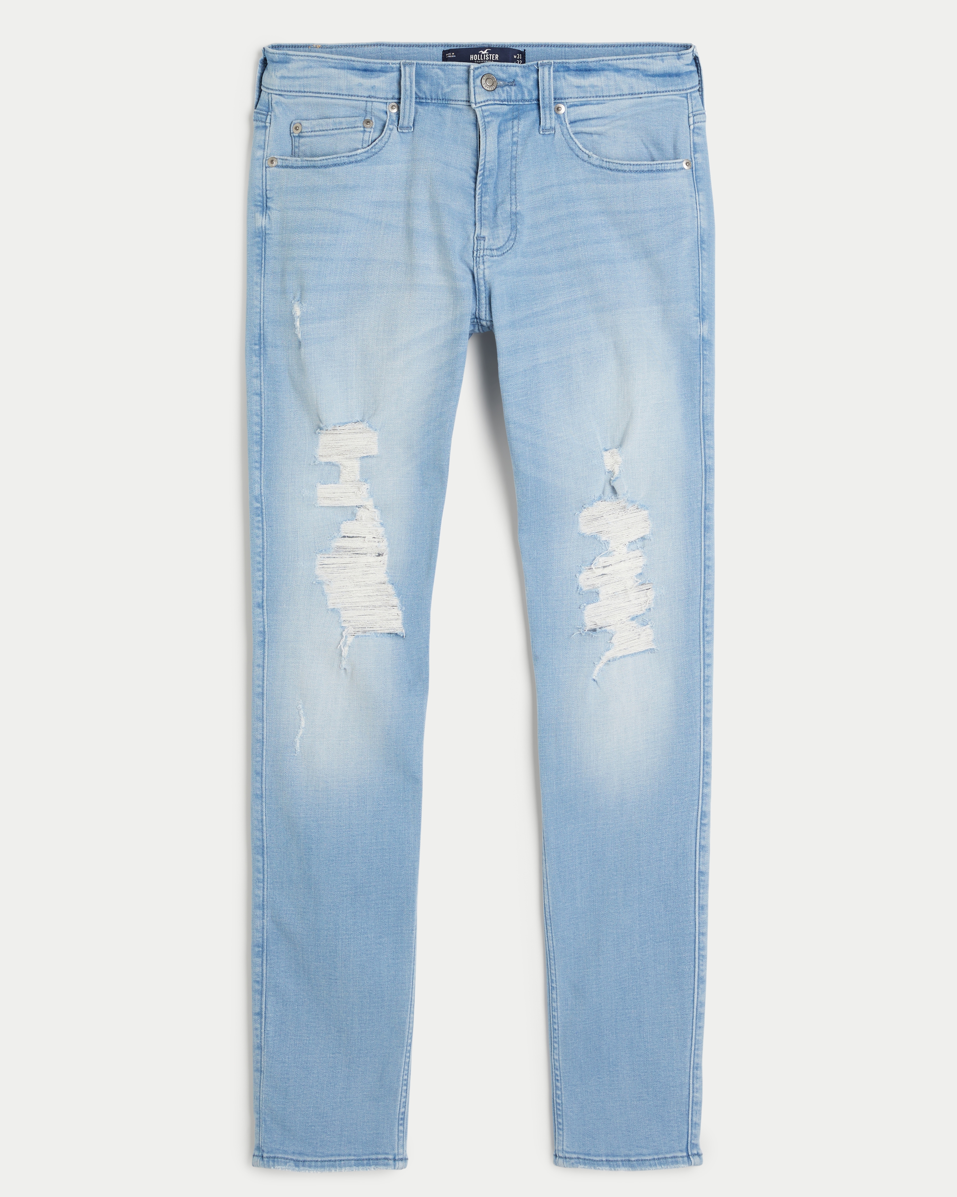 blue jeans with rips mens