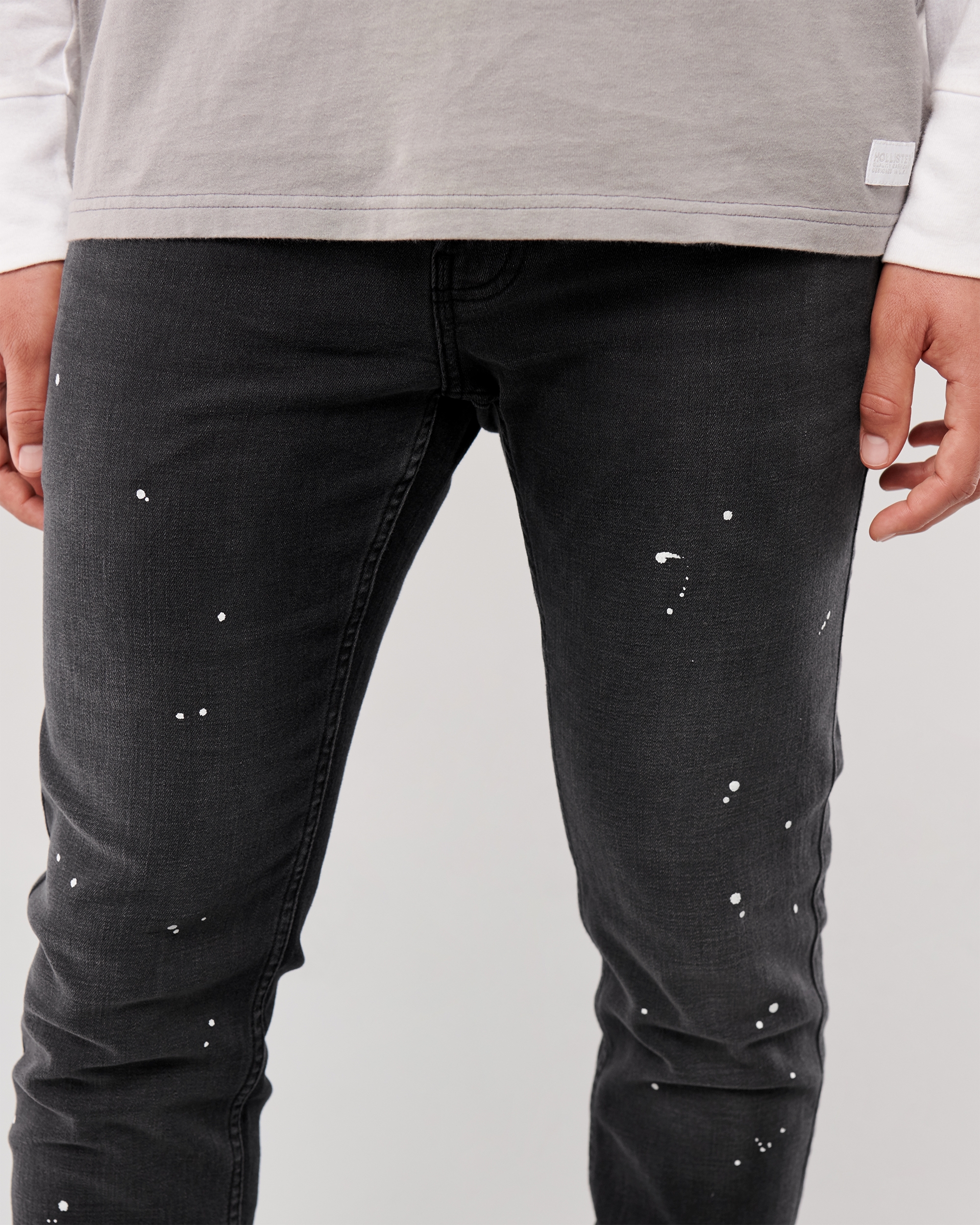 Hollister Skinny Jeans Black Brushed Advanced Stretch