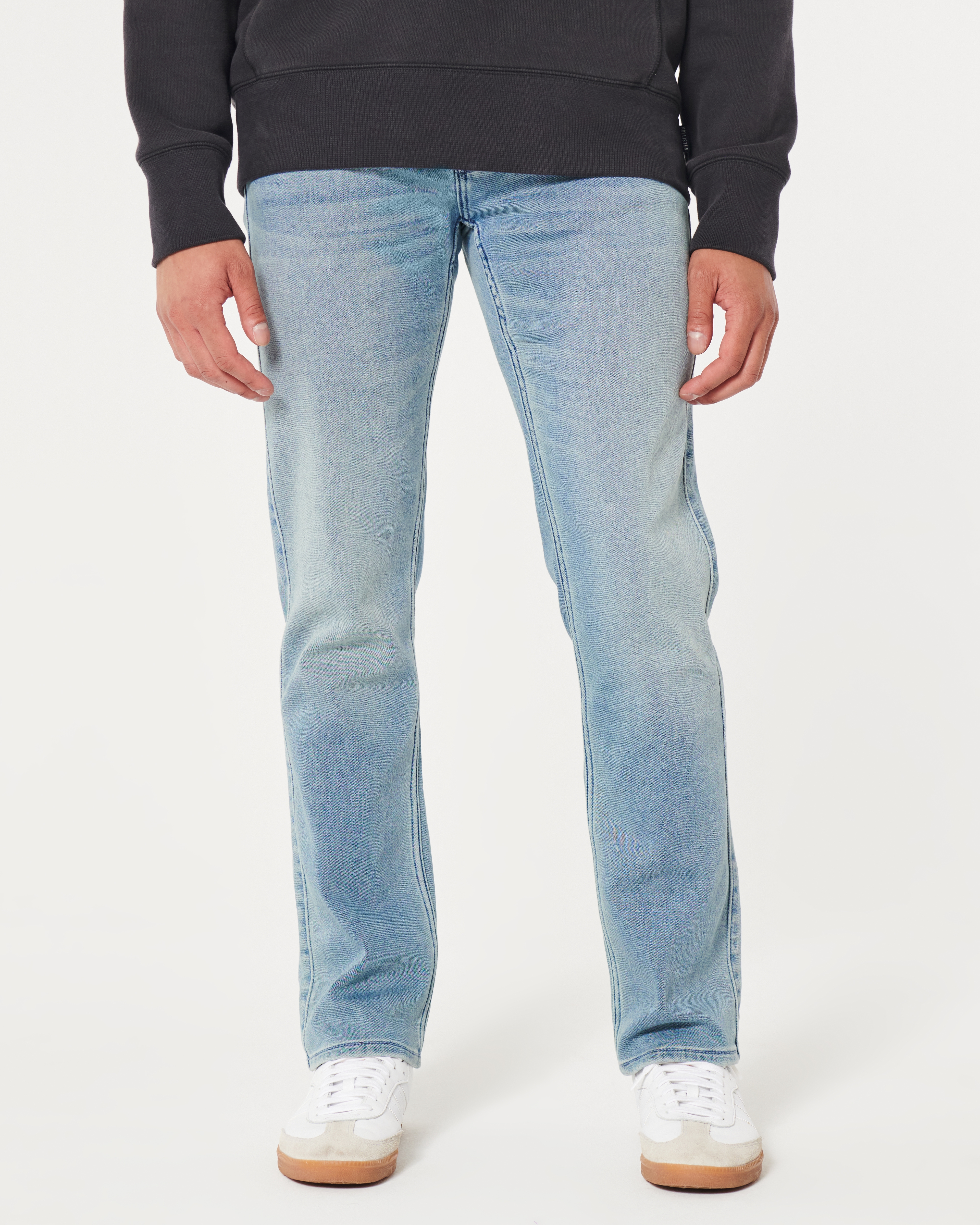 Hollister mens slim straight on sale jeans