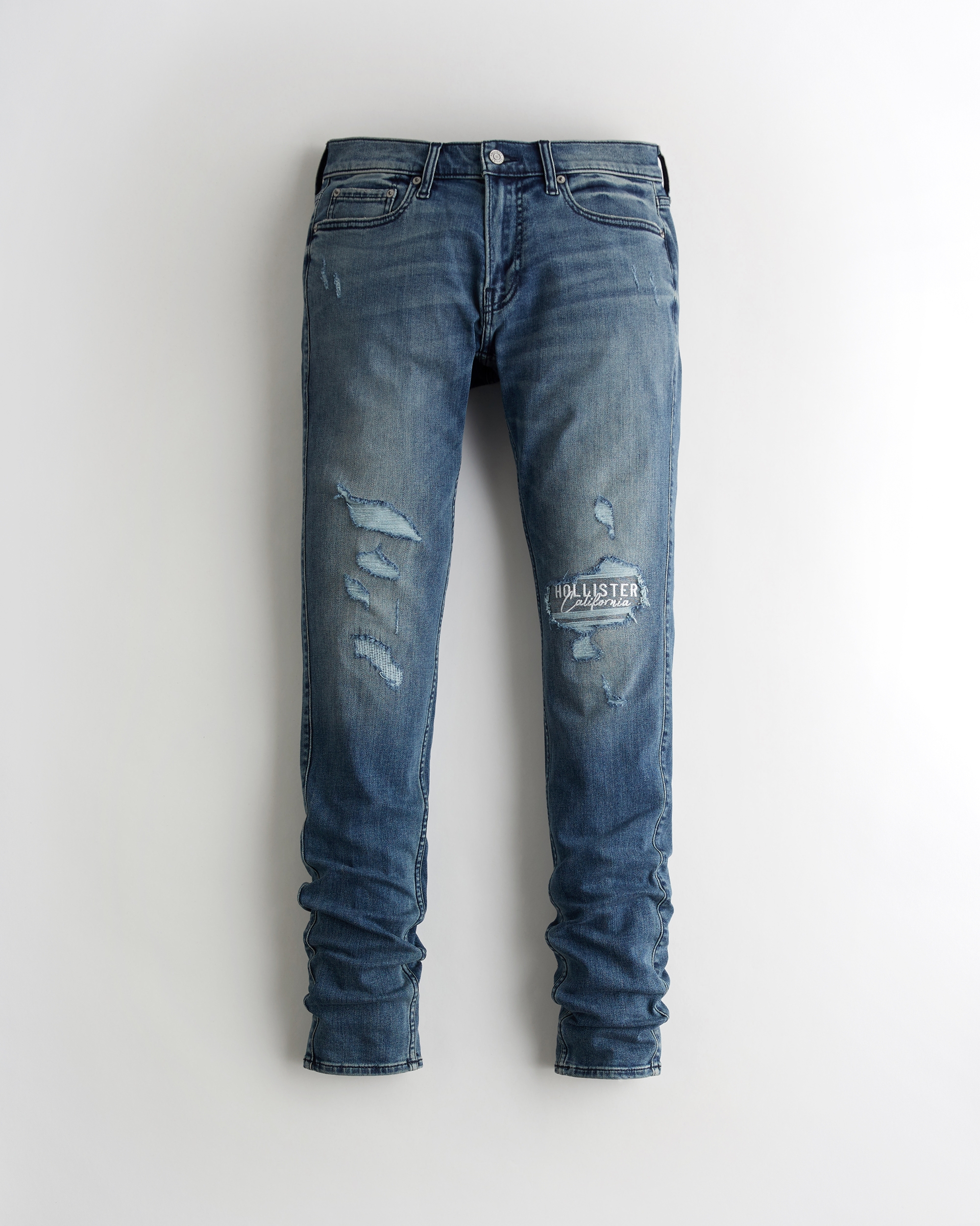 hollister athletic skinny jeans