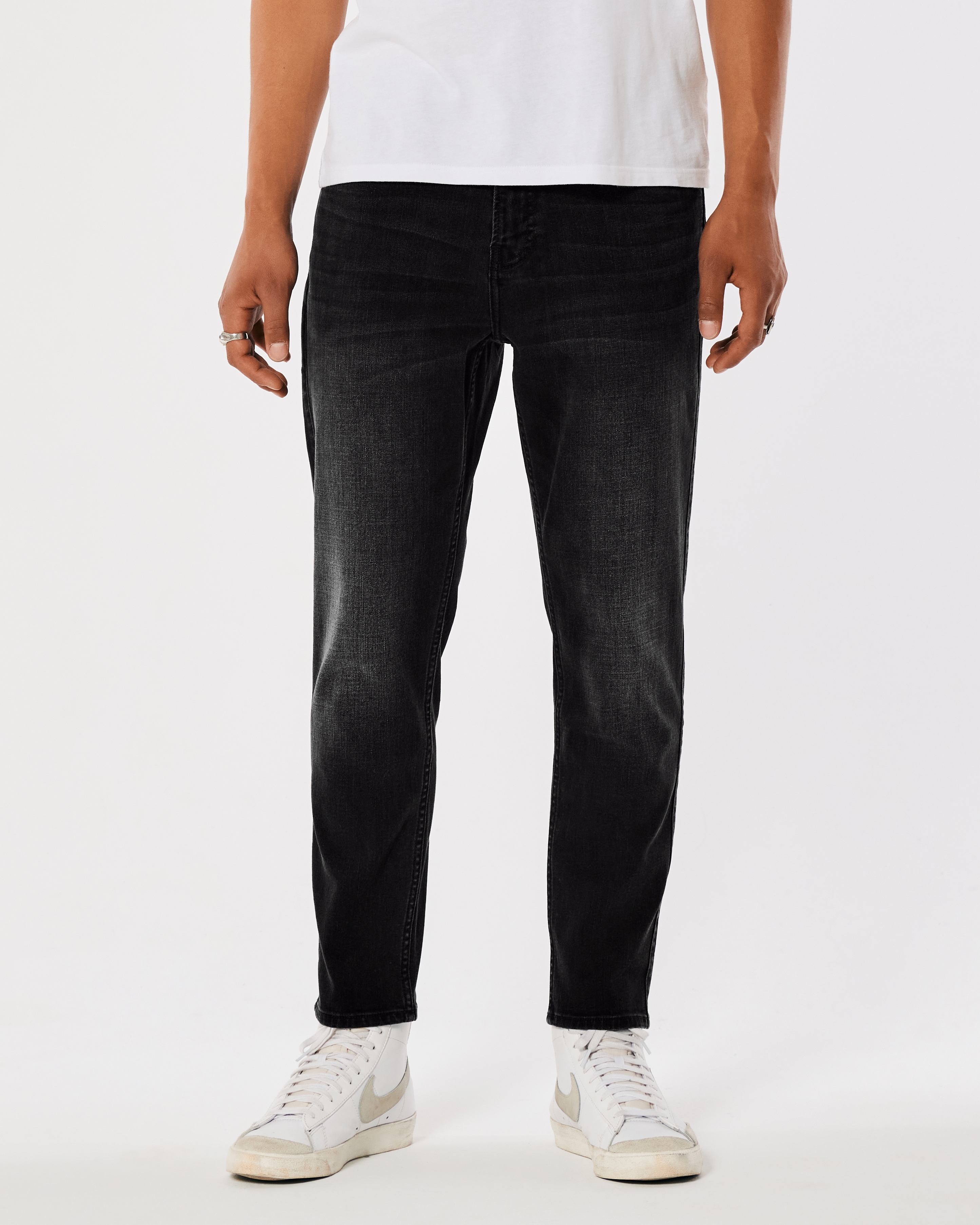 Hollister stretch crop cheap taper pants