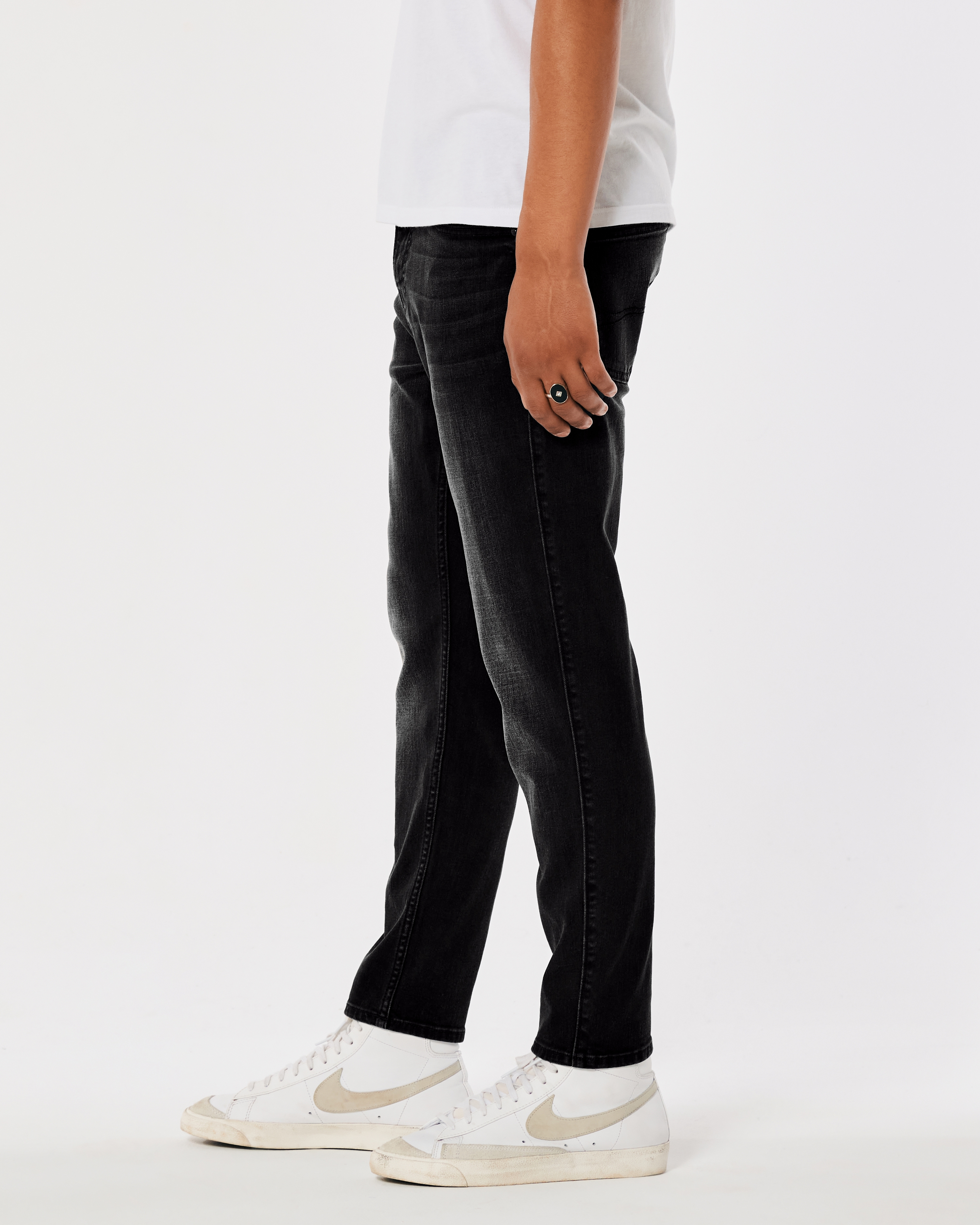 Hollister stretch 2025 crop taper pants