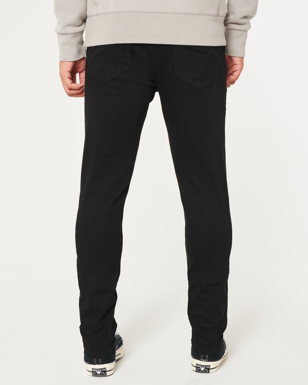 Black No Fade Athletic Skinny Jeans