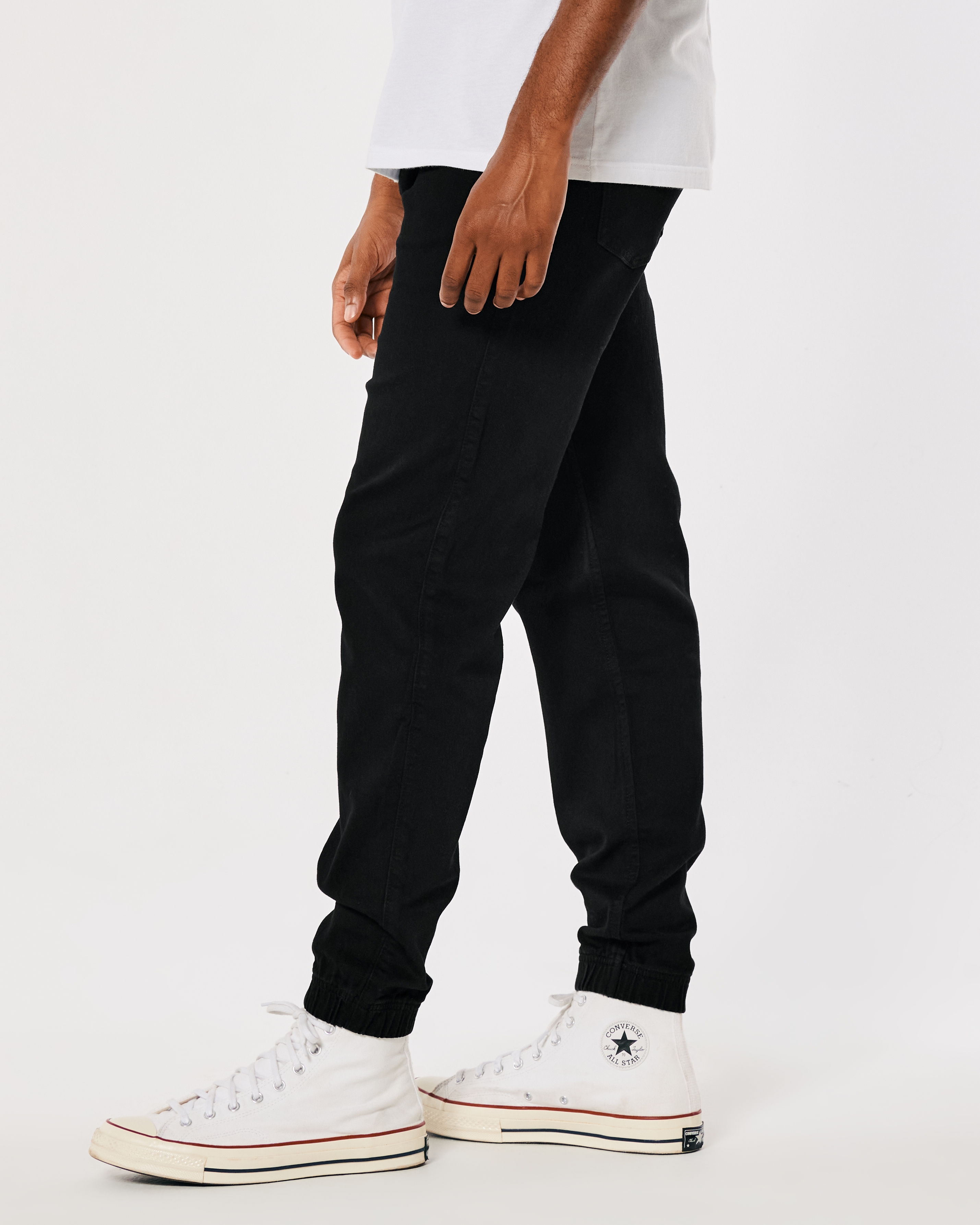 Hollister jean joggers sale