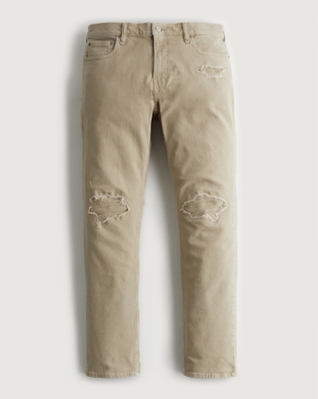 Hollister khaki skinny jeans on sale