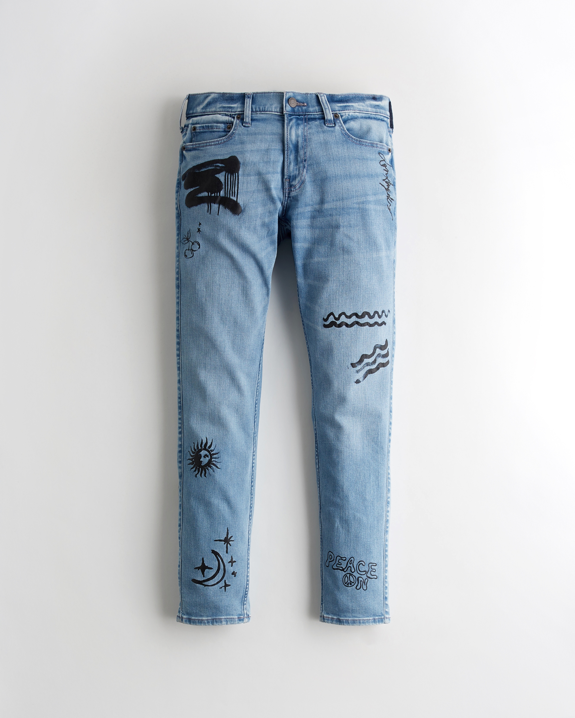 hollister mens distressed jeans
