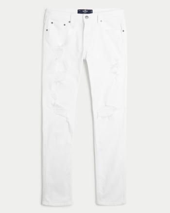 Hollister white skinny jeans store