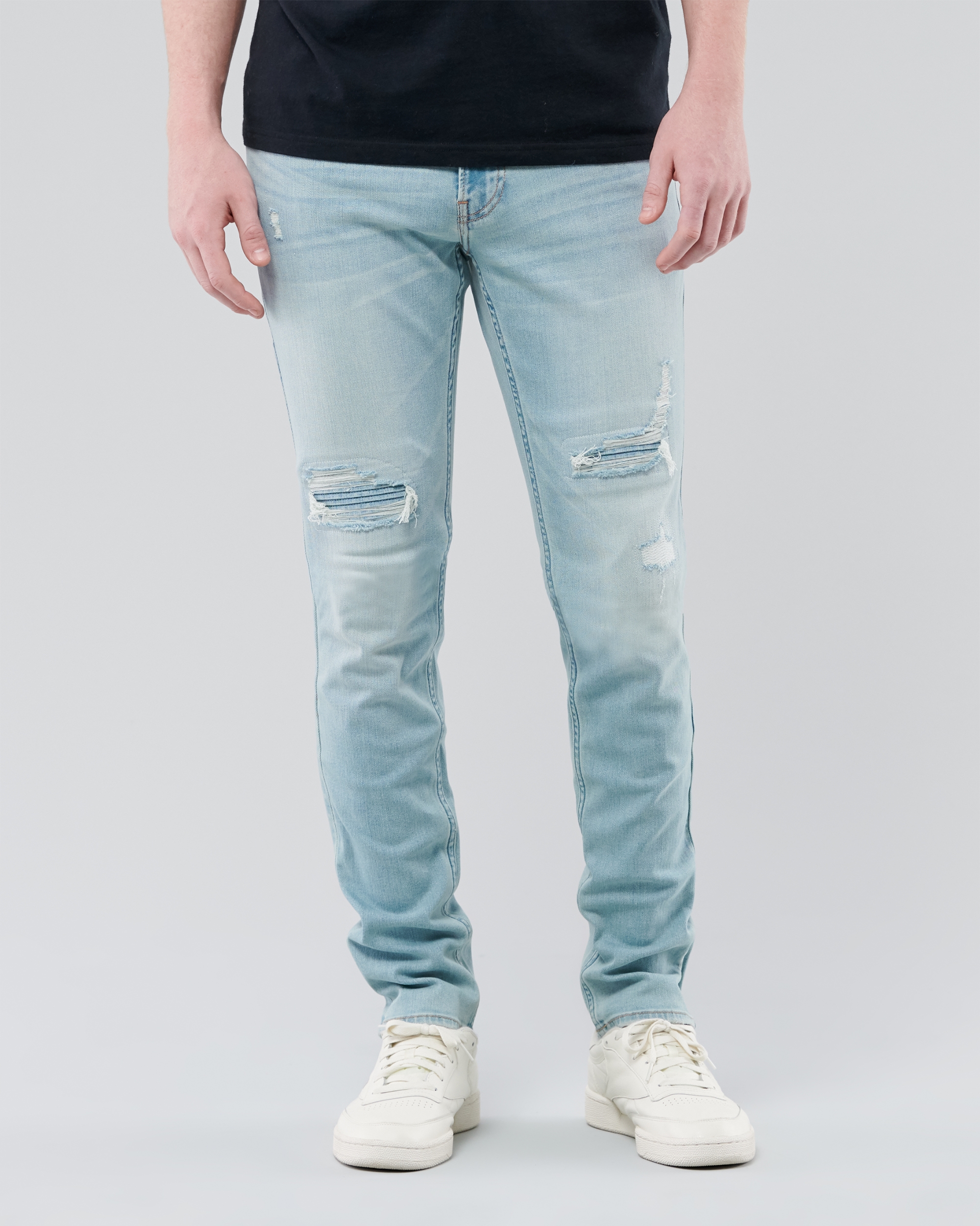 stacked skinny jeans hollister