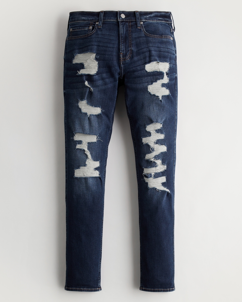 Distressed deals jeans hollister