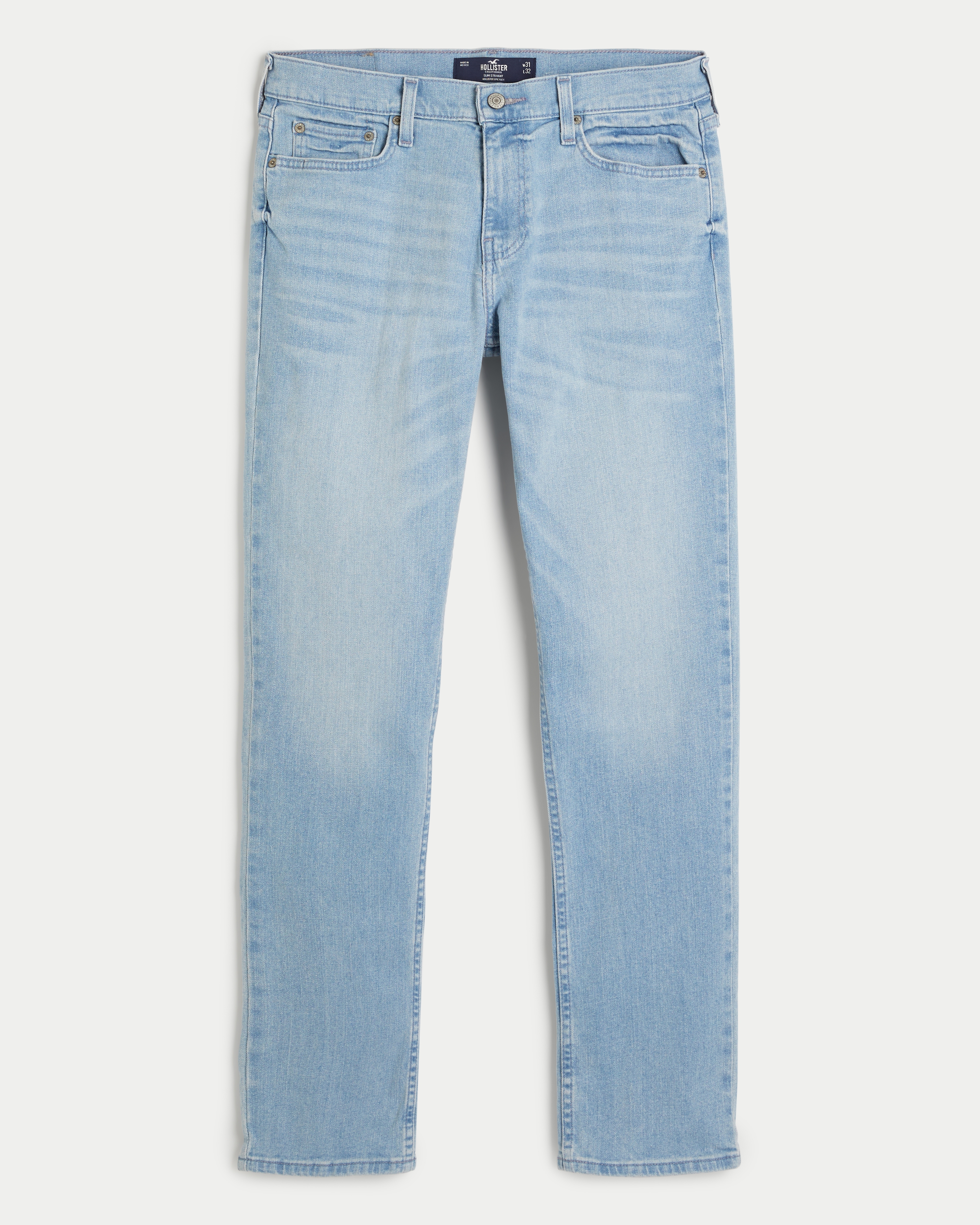 light blue jeans hollister