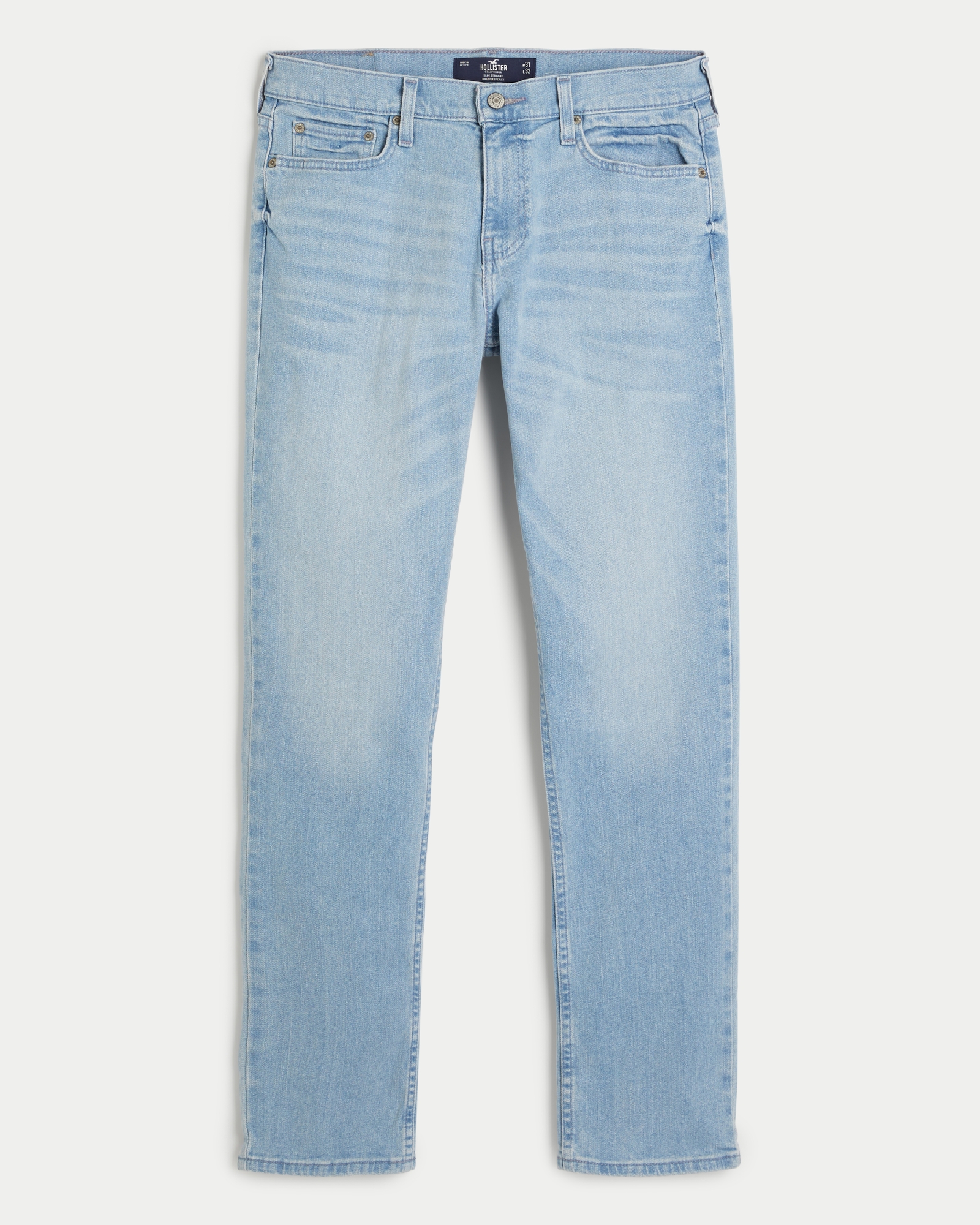 Hollister Co. ATHLETIC STRAIGHT LIGHT - Straight leg jeans - light