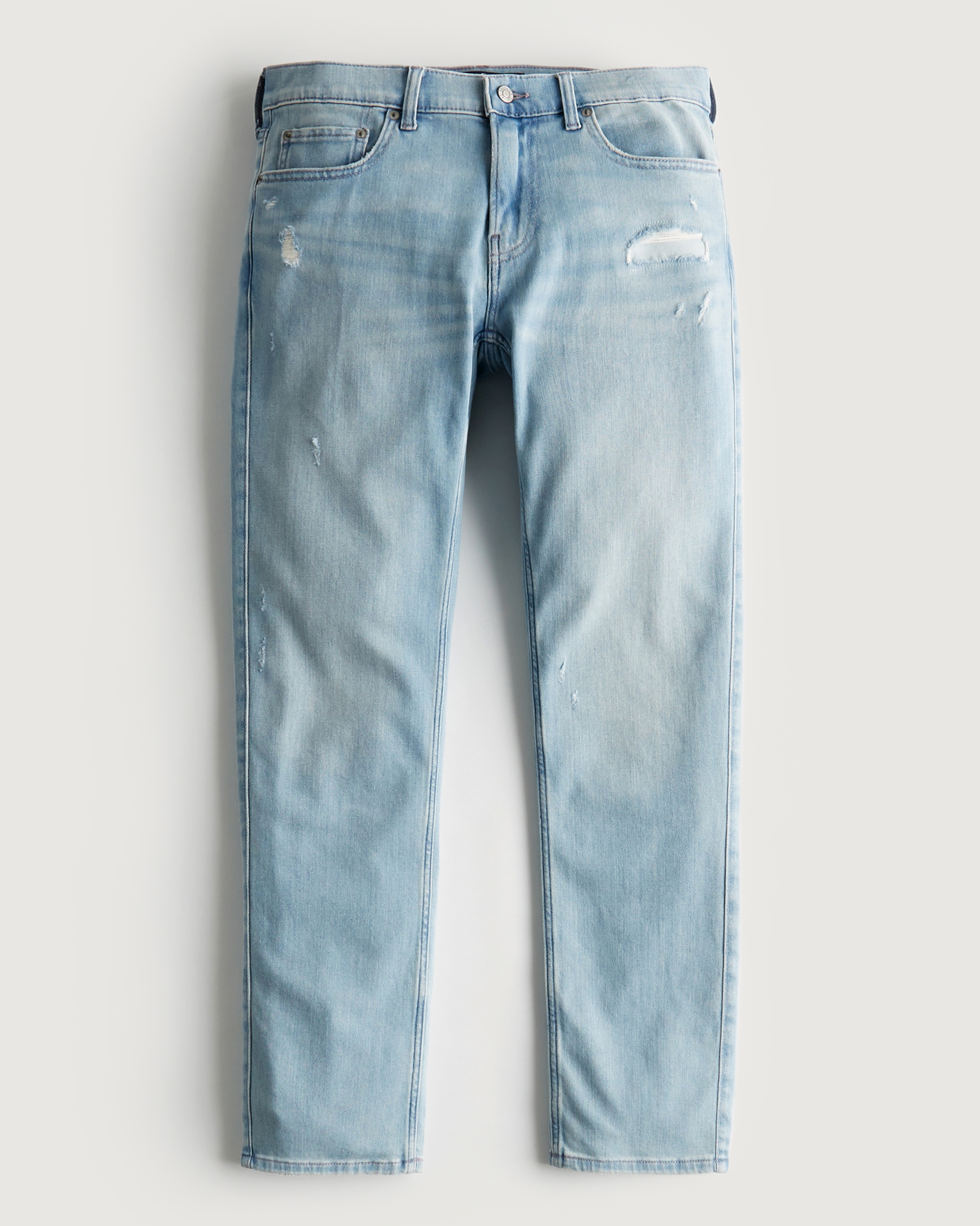 Hollister mens black ripped hot sale jeans