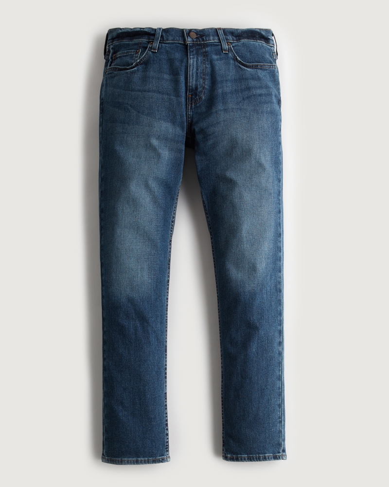 Hollister Blue Slim Straight Epic Flex Jeans Men's Size 30x36 NEW