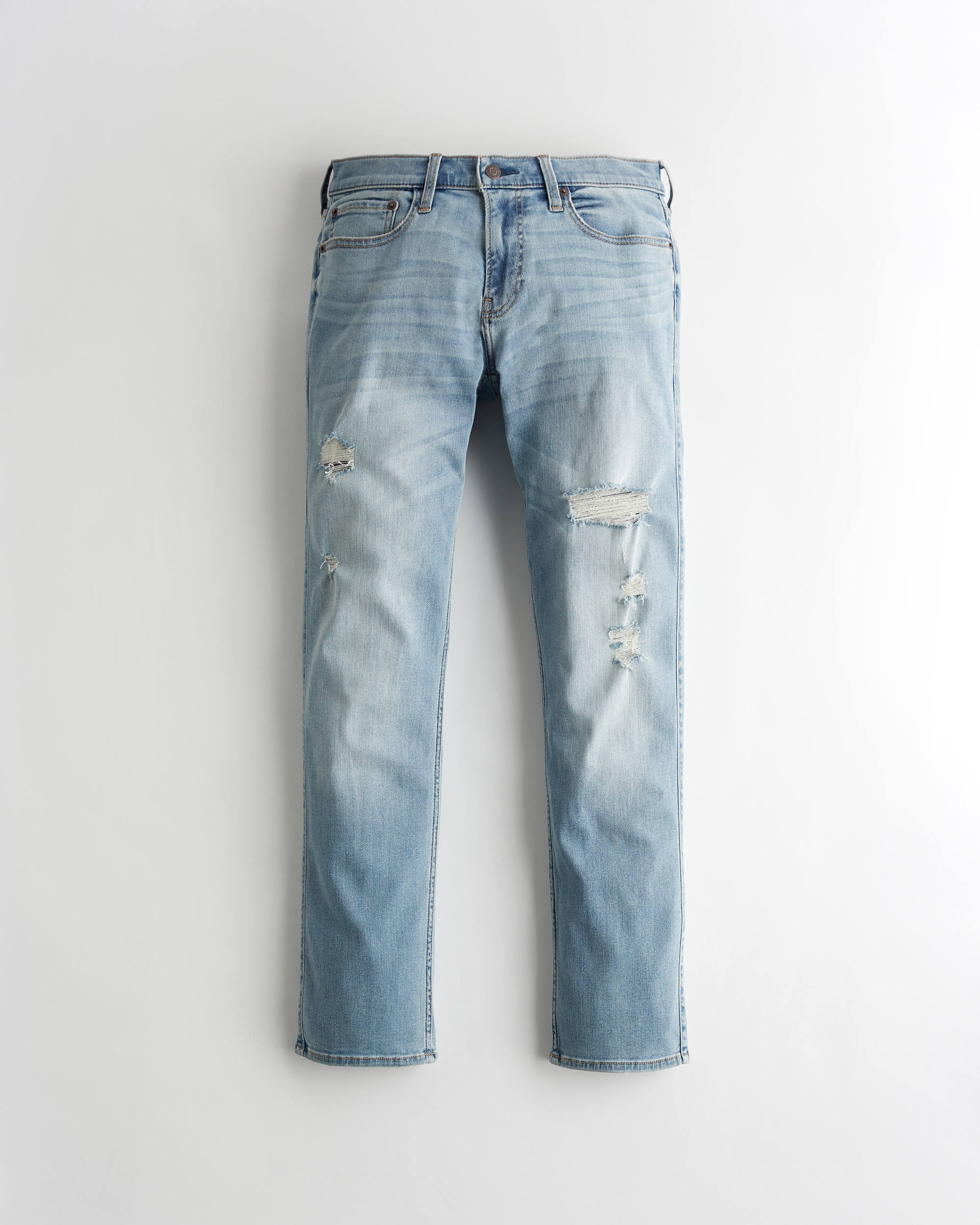 advanced stretch slim straight jeans