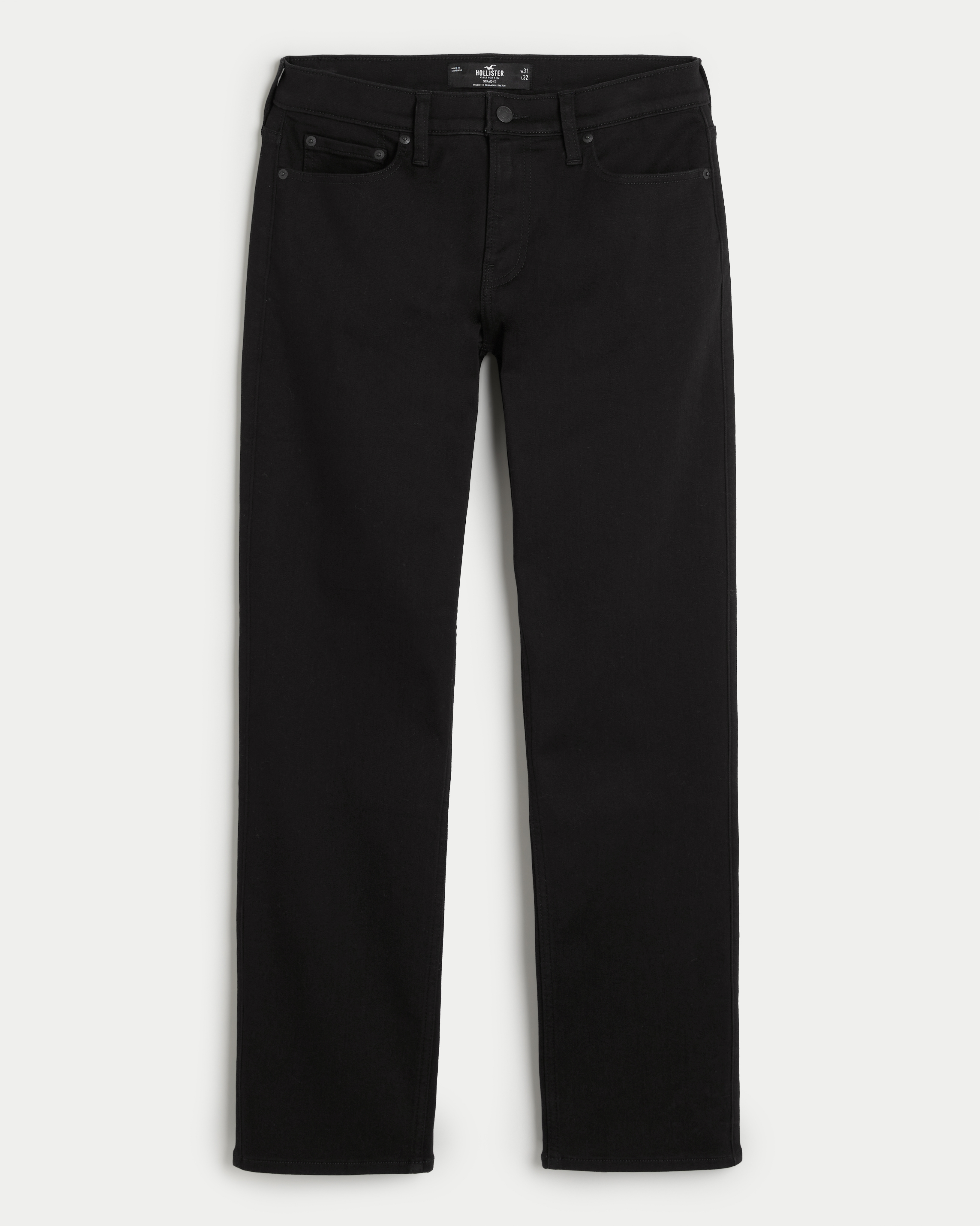 Dark Wash Straight Jeans