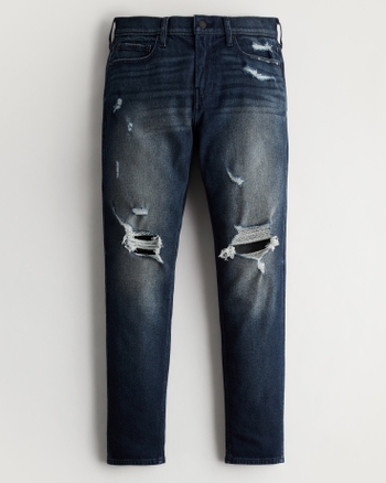 Mens ripped sales jeans hollister