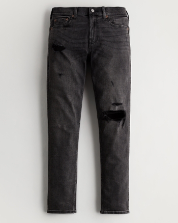 White ripped jeans mens hollister deals