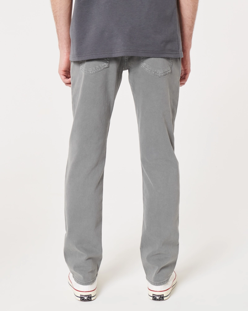Grey Slim Straight Jeans
