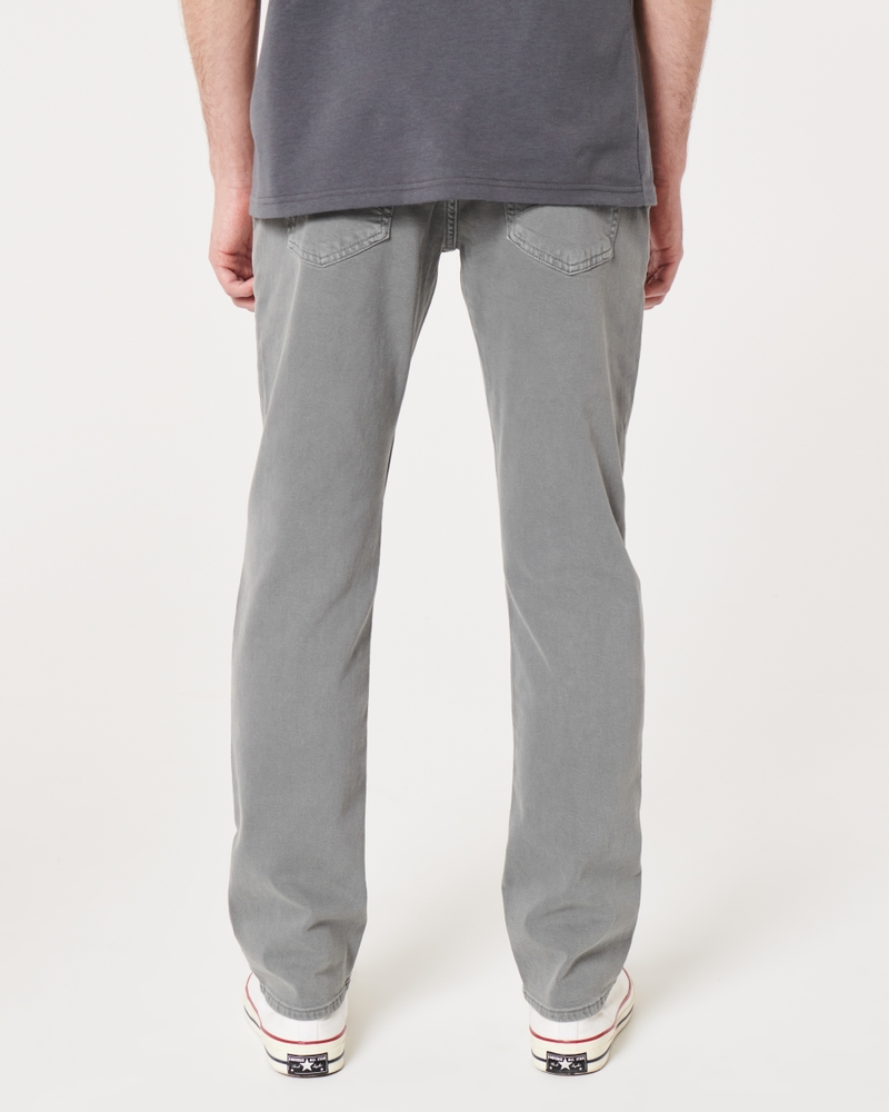 Grey Slim Straight Jeans