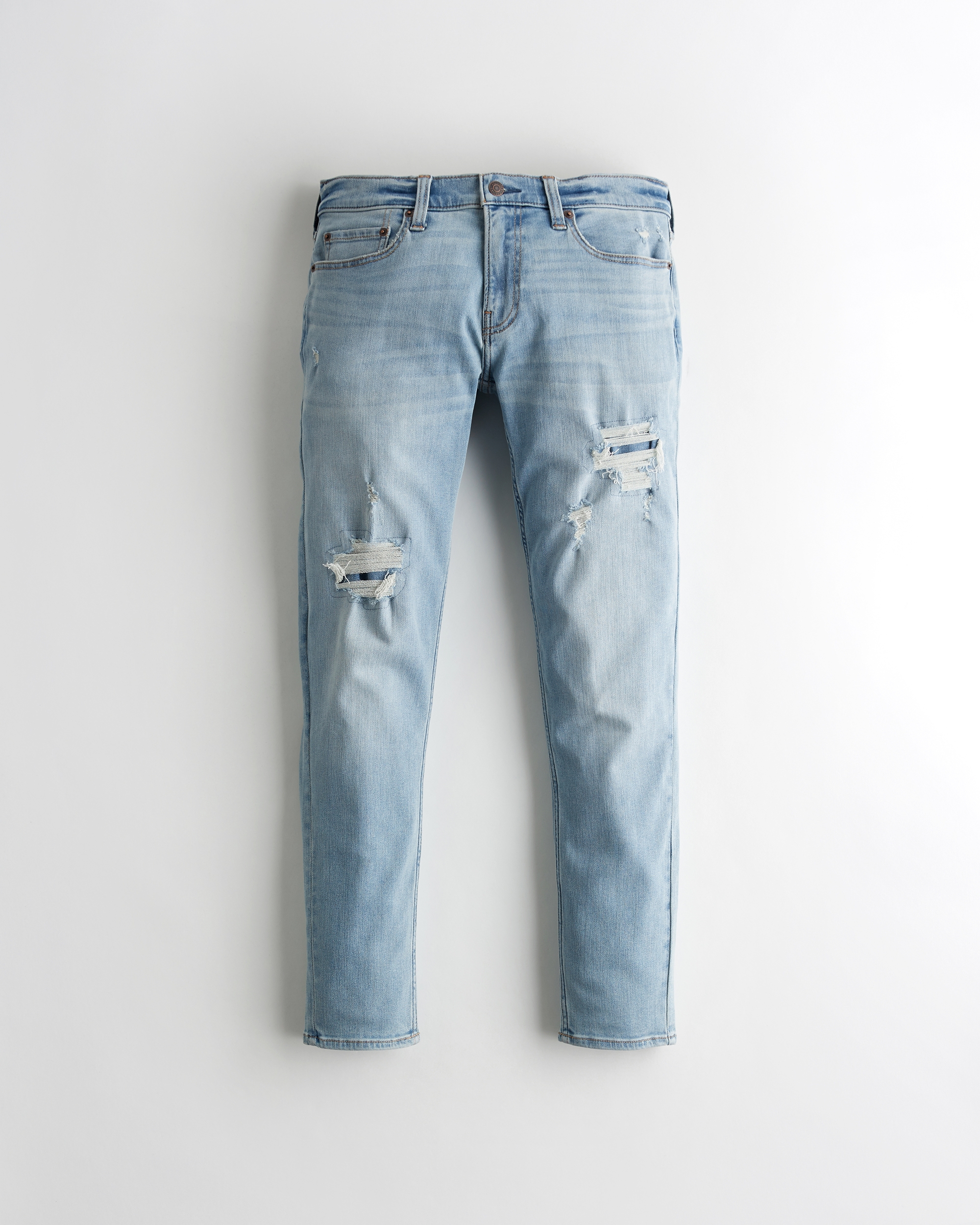 black ripped jeans mens hollister