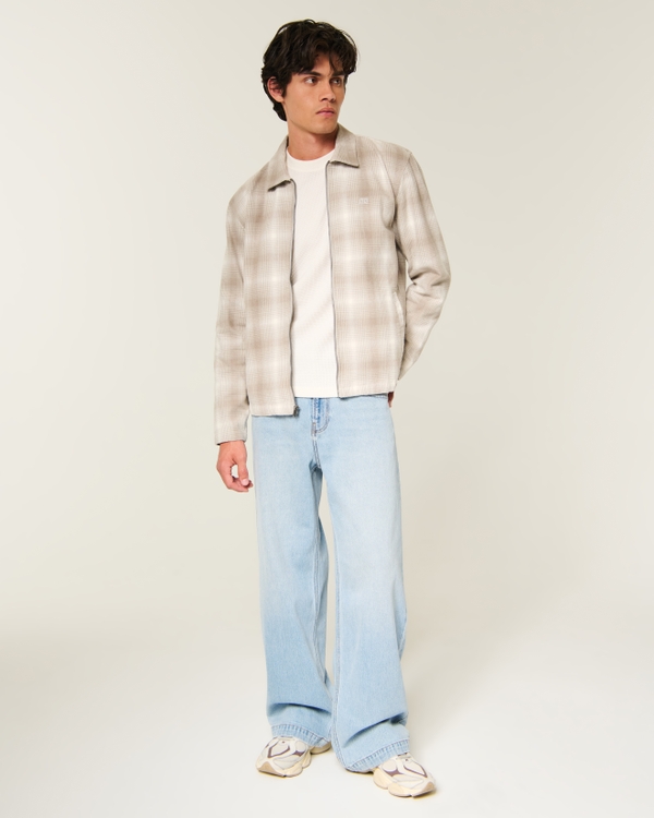 Snake Embroidery Super Baggy Jeans