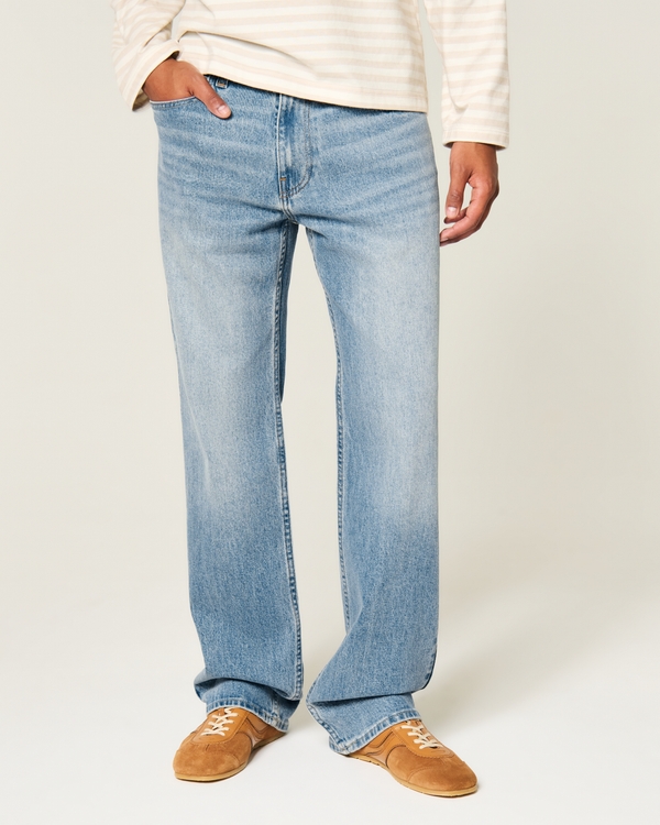 Relaxed Straight Jeans, Medium view 2