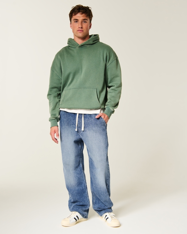 Pull-On Baggy Jeans