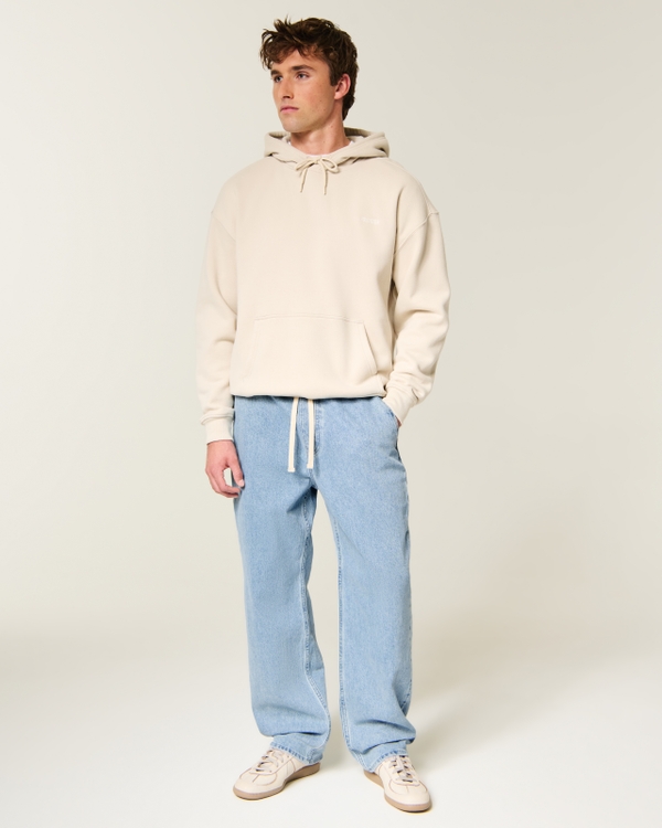 Pull-On Baggy Jeans