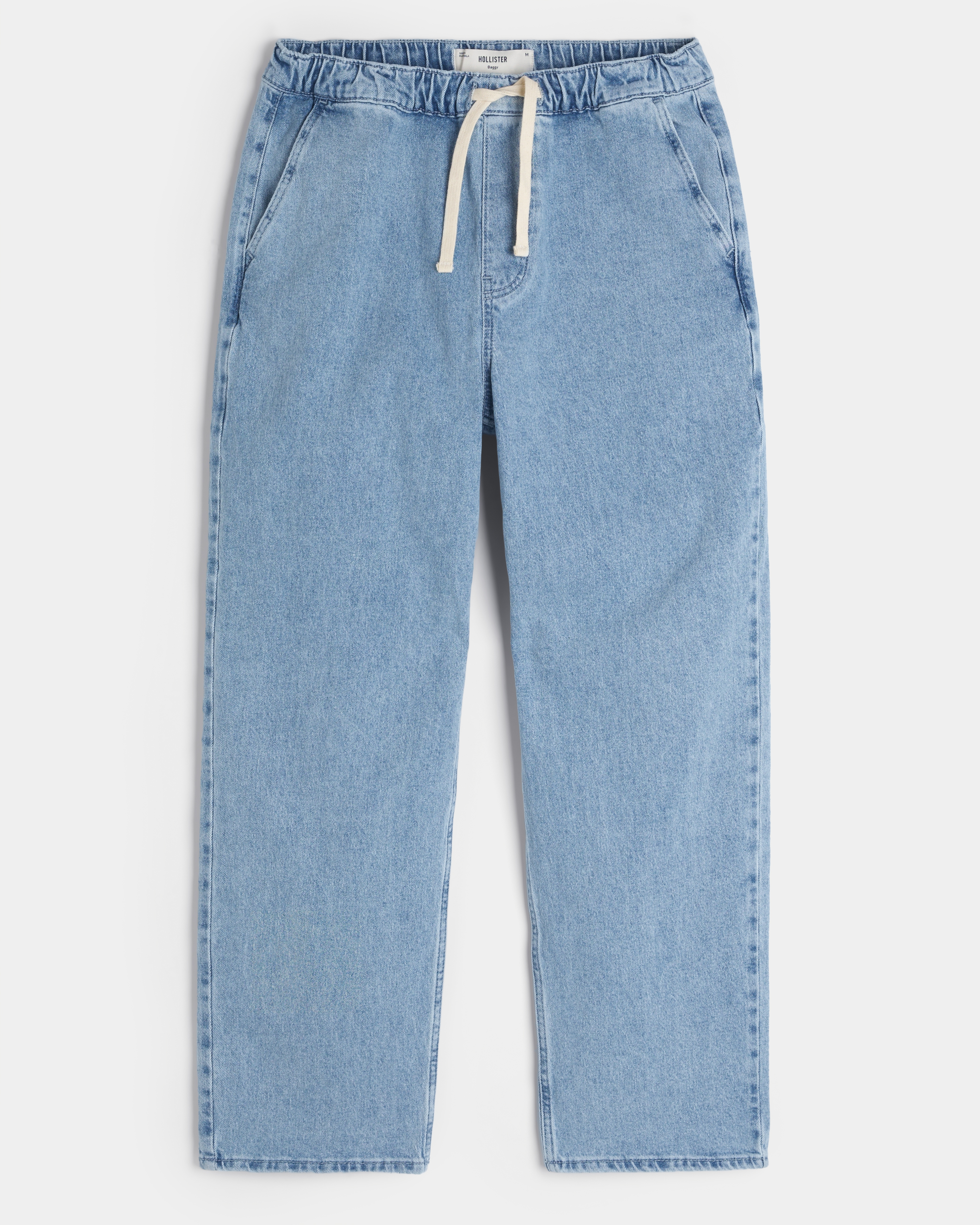 Pull-On Baggy Jeans