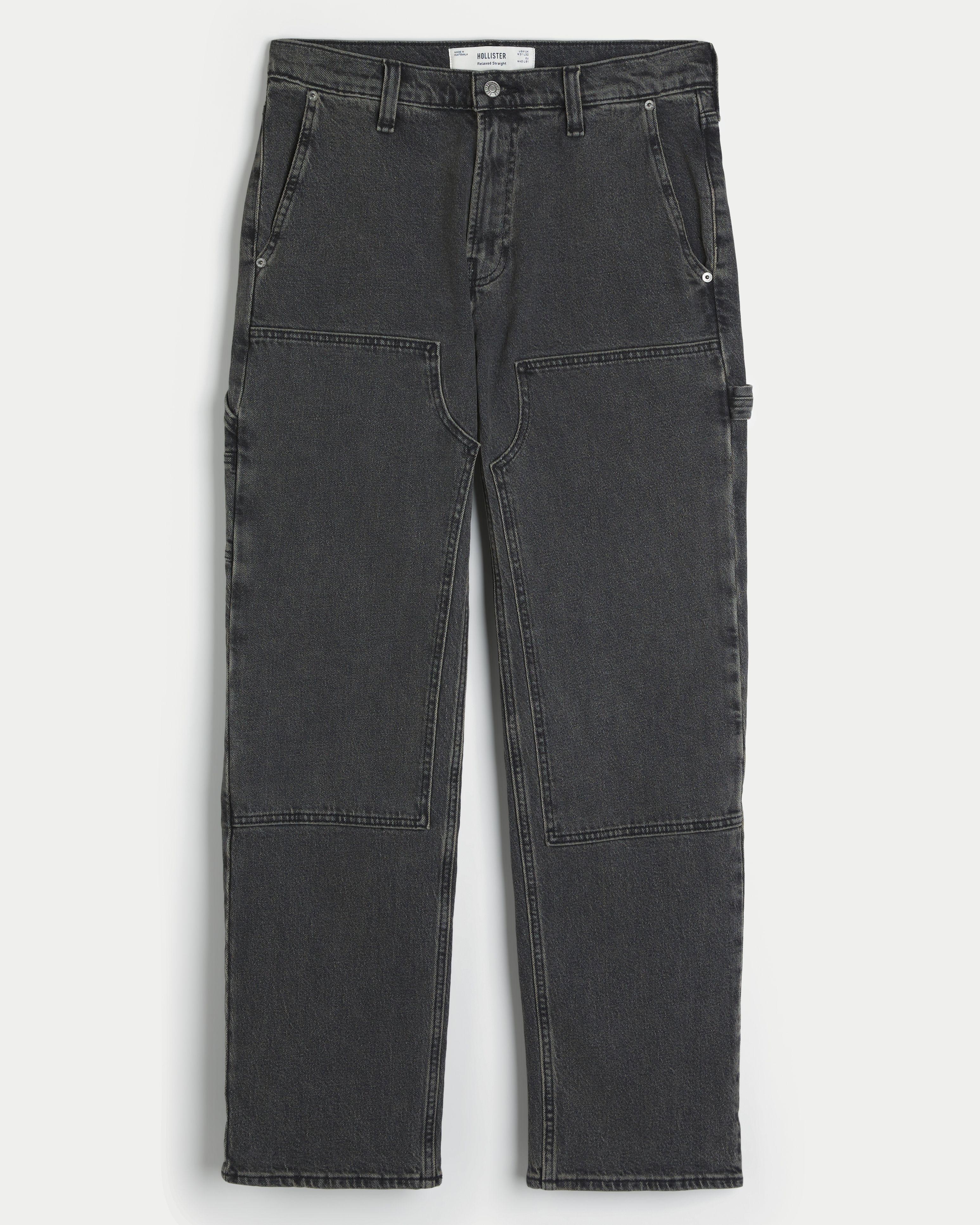 Relaxed Straight Painter Jeans